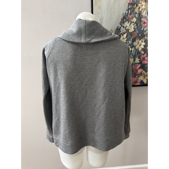 Donna Karan Boat Neck Grey Active Top M - Picture 2 of 3